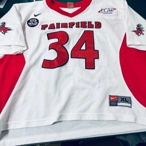 Fairfield Stags NCAA Nike Authentic Game Worn Lacrosse Jersey XL